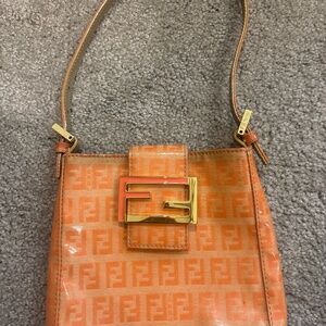 FENDI patent leather mini bag